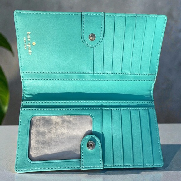 Kate Spade Montford Park Nisha Wallet in Tiffany Blue. EUC. - Picture 13 of 16
